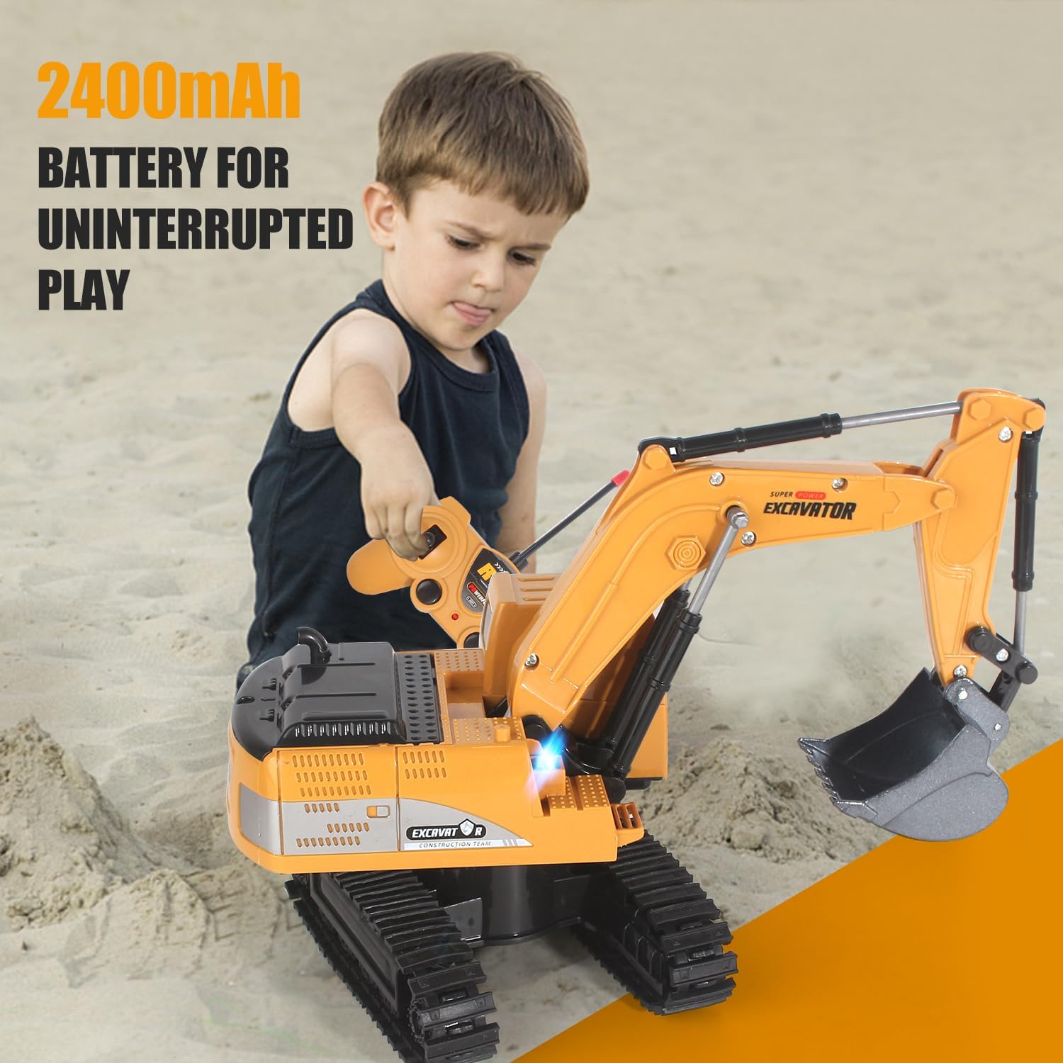 Thumbnail 4 de Jiakora RC Excavator Toy for 6+ years