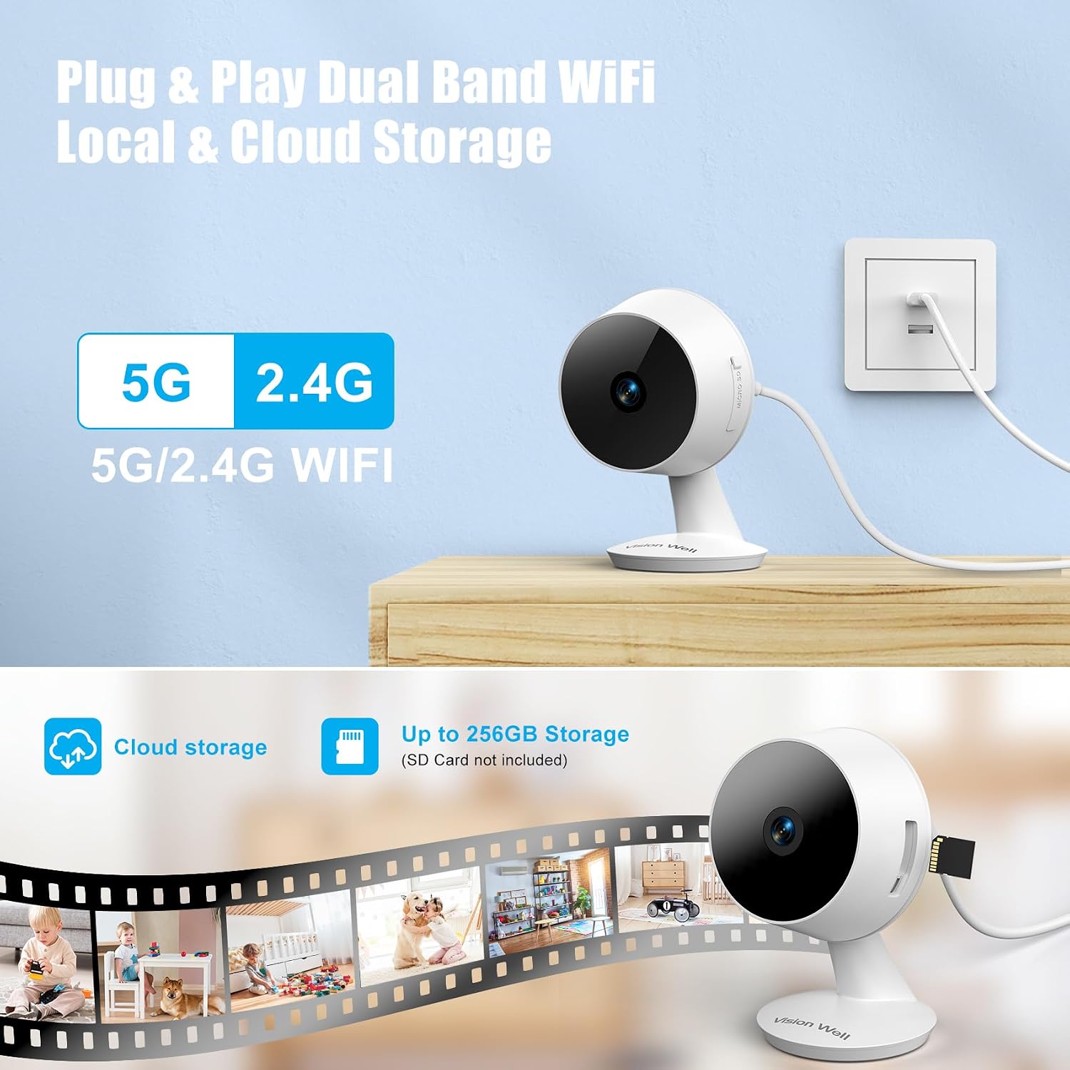 Thumbnail 6 de VISION WELL 2-Pack 2K Security Camera
