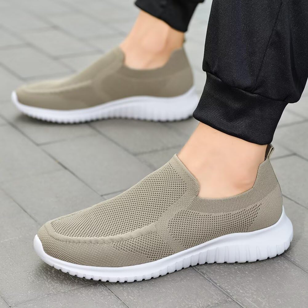 Detalle 2 de konhill Herren Slip On Sneaker – Leichtgewicht, atmungsaktiv und bequem