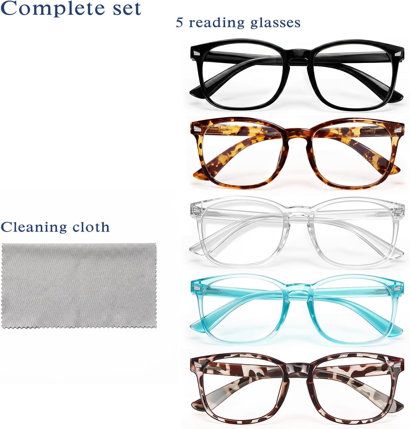 Thumbnail 6 de CHEERS DEVICES Reading Glasses for Women and Men — Blue Light Readers with Flexible Hinges (1.5x) in Multiple Frames