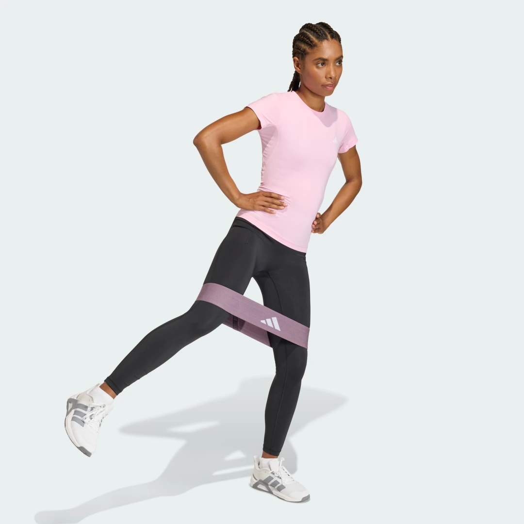 Detalle de Adidas Camiseta PrimeLift Essentials Workout Contour Rosa
