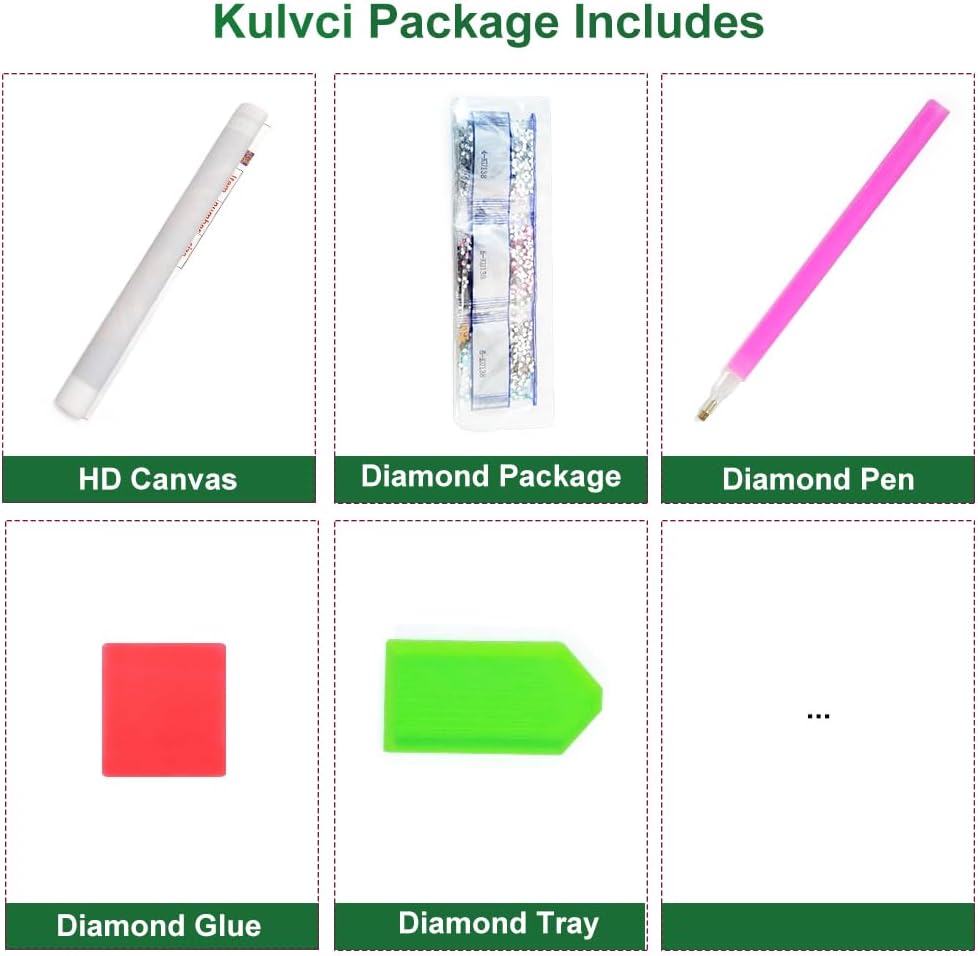 Thumbnail 5 de Kulvci Diamond Painting Kit, 12×12-Inch