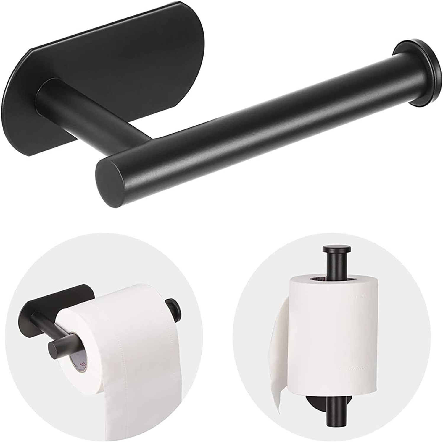 Detalle de JOPOFI Toilet Paper Holder, Matte Black