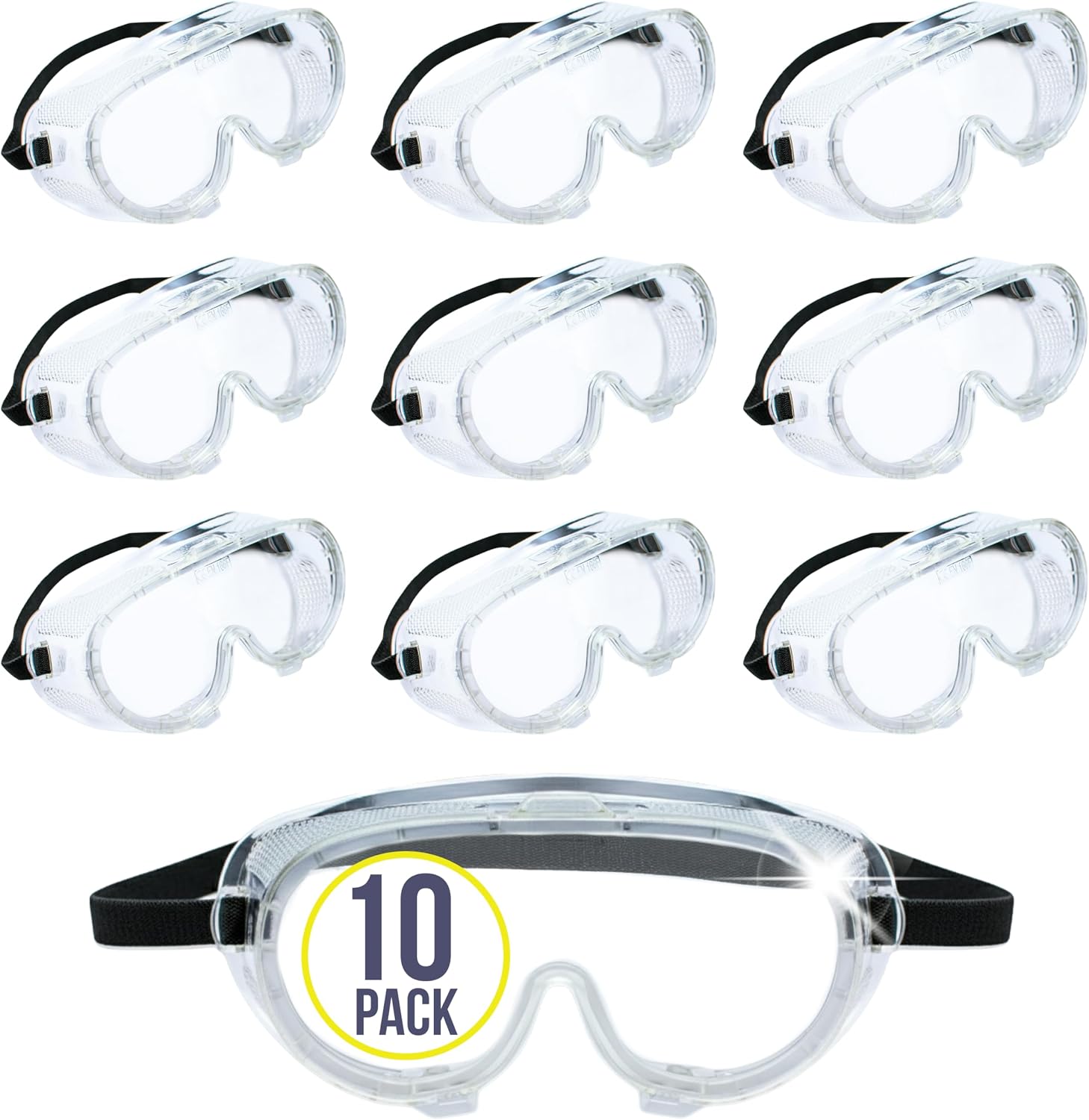 Detalle de Aqulius Safety Goggles 10-Pack