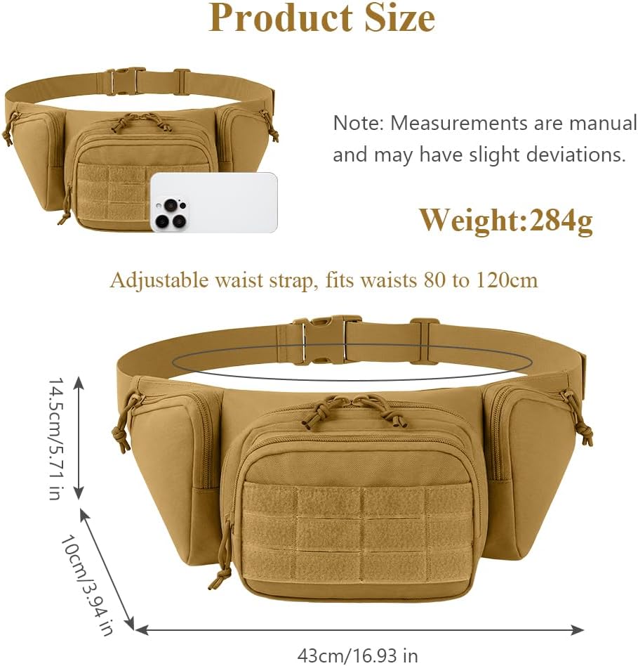 Detalle 2 de Adiwo Marsupio tattico con 5 Tasche: versatilità e praticità per outdoor