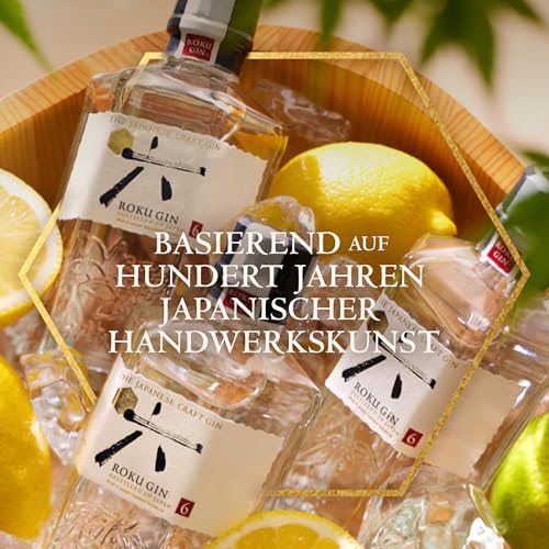 Thumbnail 6 de ROKU GIN – 6 japanische Botanicals, fein destilliert in Japan, 43% vol, 700 ml