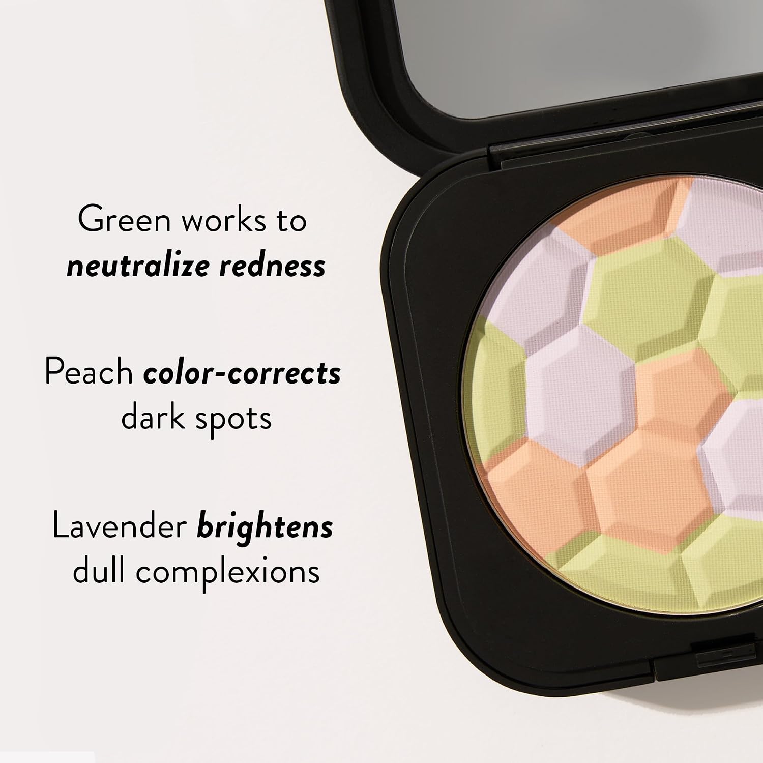 Detalle de Laura Geller New York Filter Finish Pressed Neutralizing Setting Powder (Universal) – Color Correcting for Even Tone
