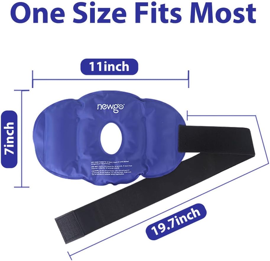 Detalle de NEWGO Knee Ice Pack Wrap: Reusable Gel Cold Pack for Knee Injuries