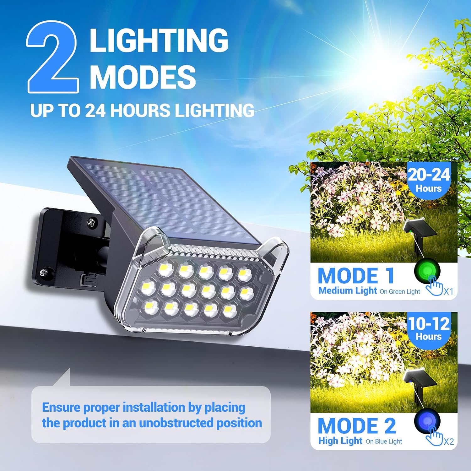 Detalle de Solar Spotlights, 4-Pack