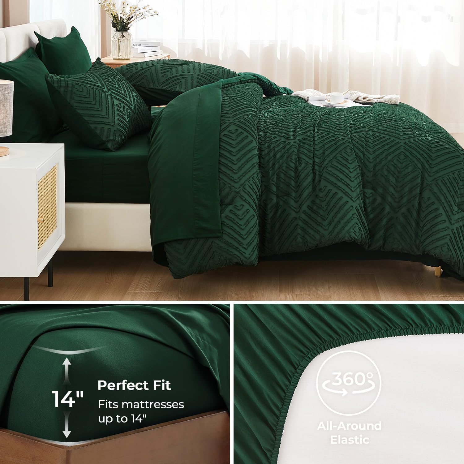 Detalle 2 de Andency King Size Comforter 7-piece