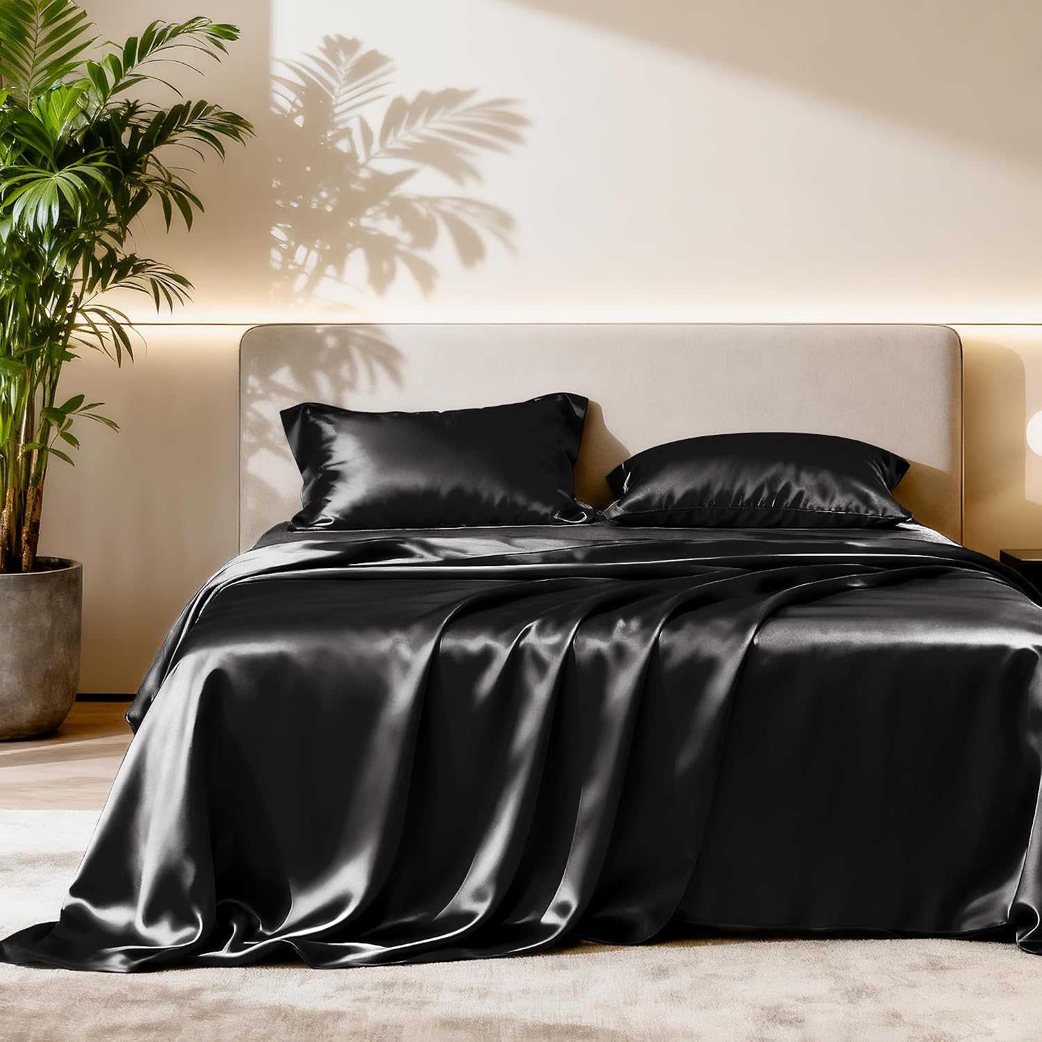 Detalle 2 de Love's cabin Satin Twin Sheets