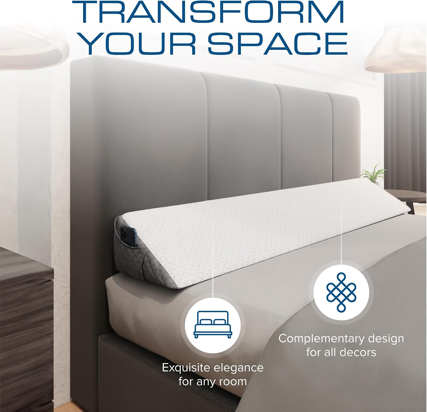 Detalle 1 de Kolbs Bed Wedge Pillow, Twin