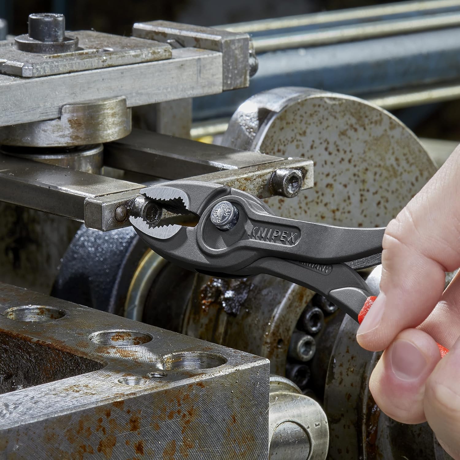 Thumbnail 6 de KNIPEX TwinGrip 8201-200SB スリップジョイントプライヤー 5段階調整・前面と側面で把持