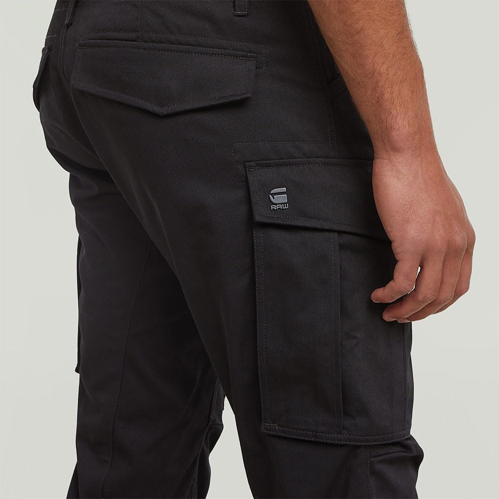 Detalle de G-Star Herren Rovic Zip 3D Regular Tapered Pants – robuste Cargo-Pflege mit durchdachten Details