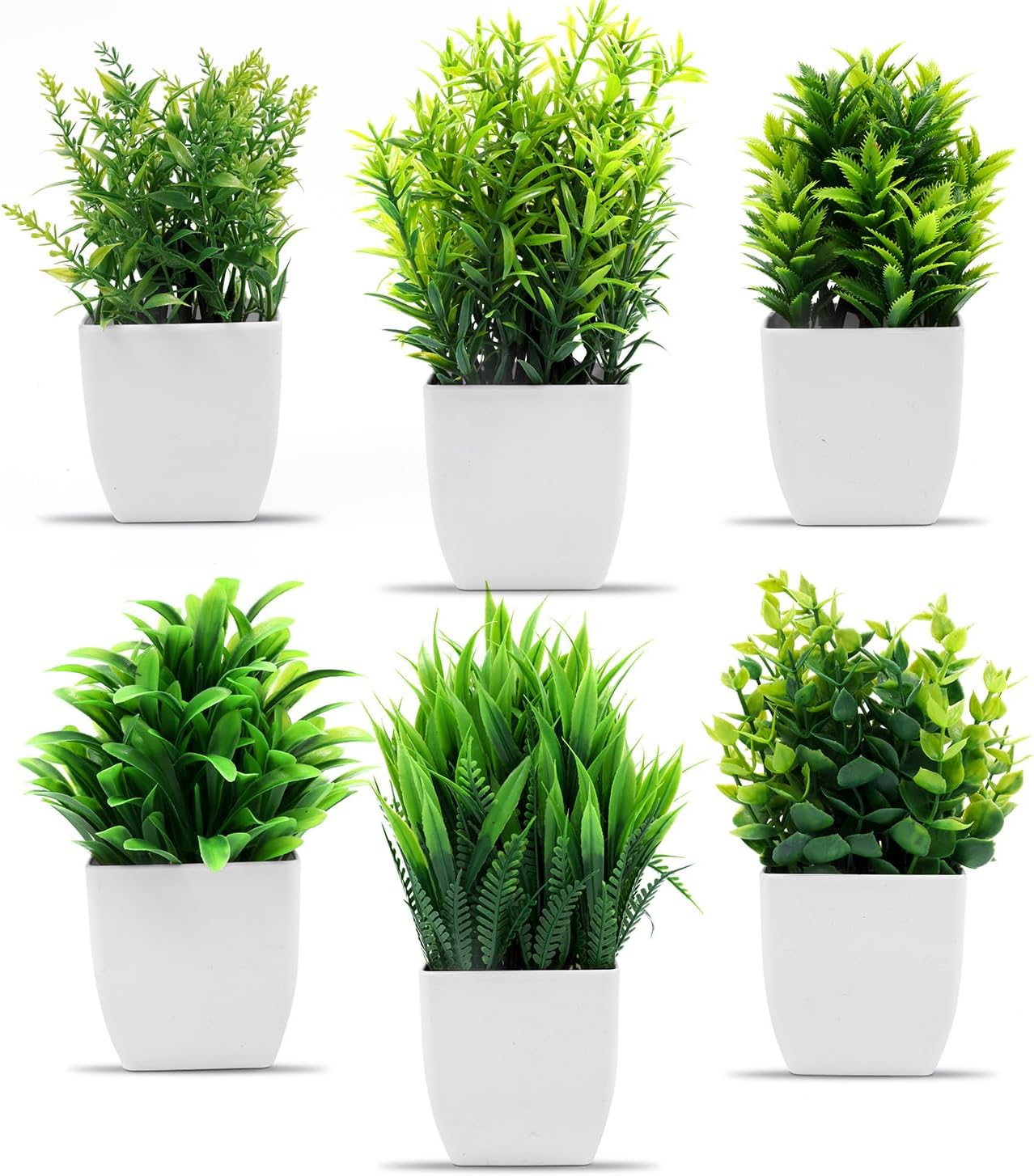 Cexovo Plantes Artificielles 6 pièces 16–18 cm