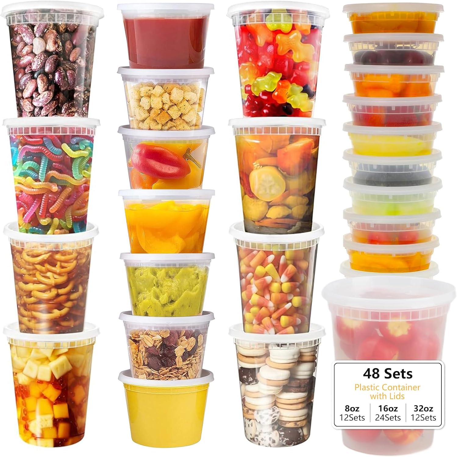 Detalle de VINATO Contenitori Ermetici 48 pezzi 950ml