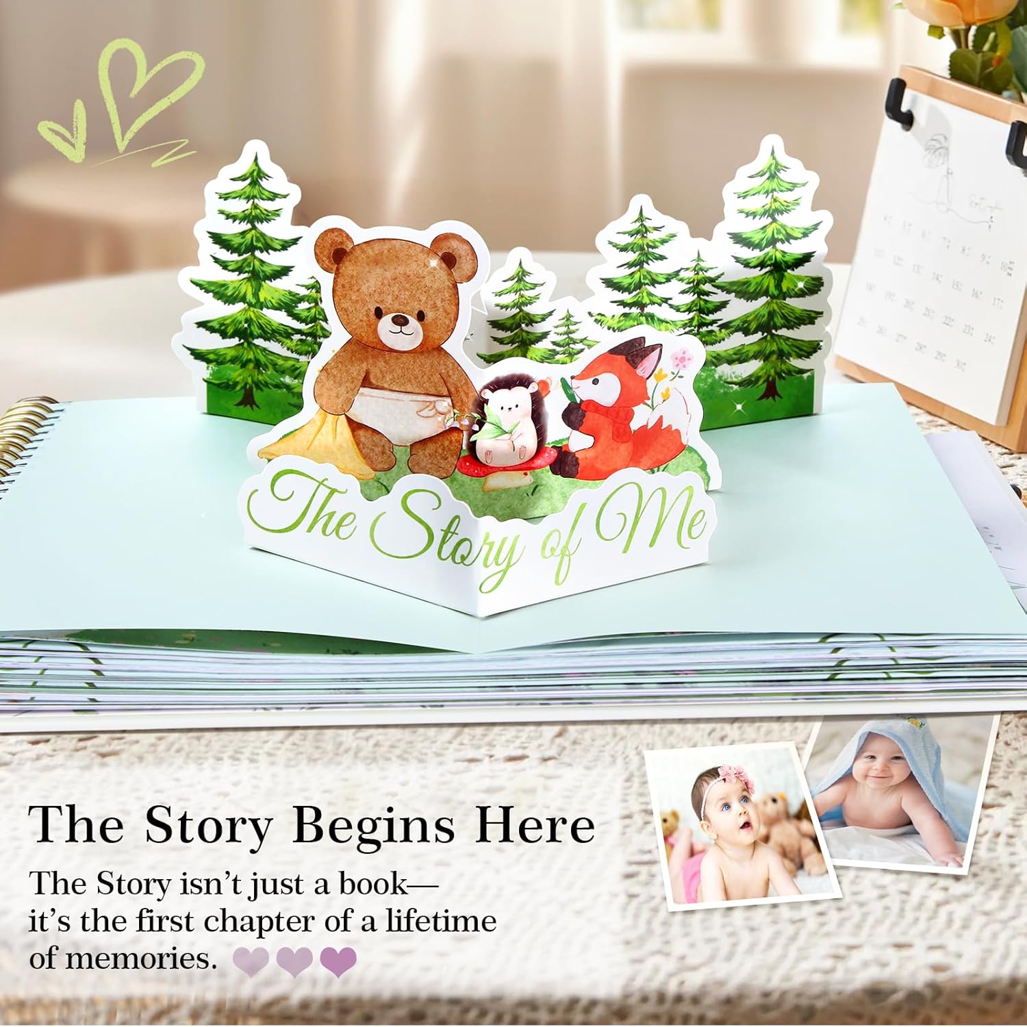 Thumbnail 3 de Baby Memory Book 132 Pages Keepsake
