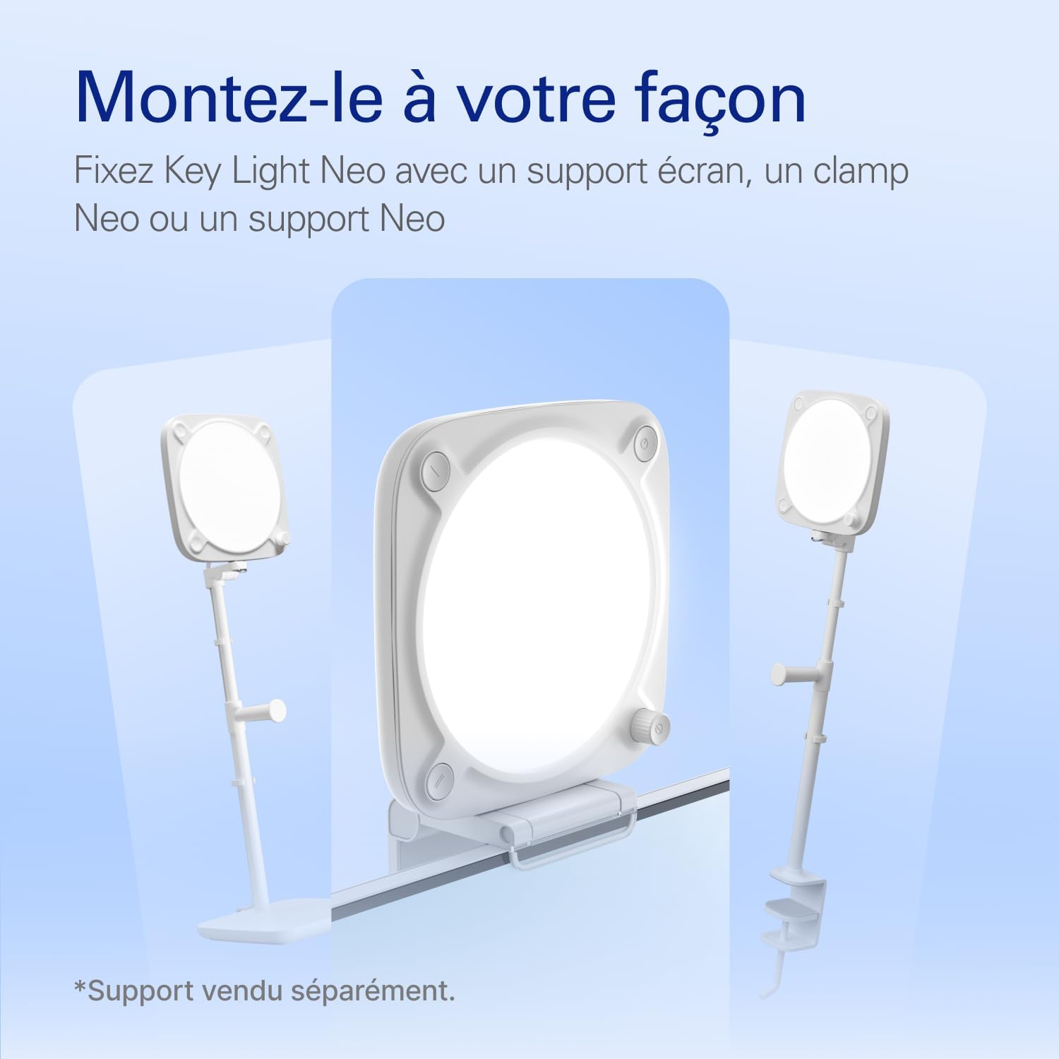 Thumbnail 5 de Elgato Key Light Neo (sans support) : éclairage pour vidéo, streaming et visio avec contrôle intégré/Wi‑Fi