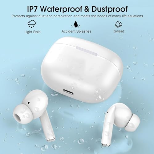 Detalle de Auriculares Inalámbricos iLove con Bluetooth 5.3, cancelación de ruido y IP7 – Sonido estéreo y 46 h de autonomía