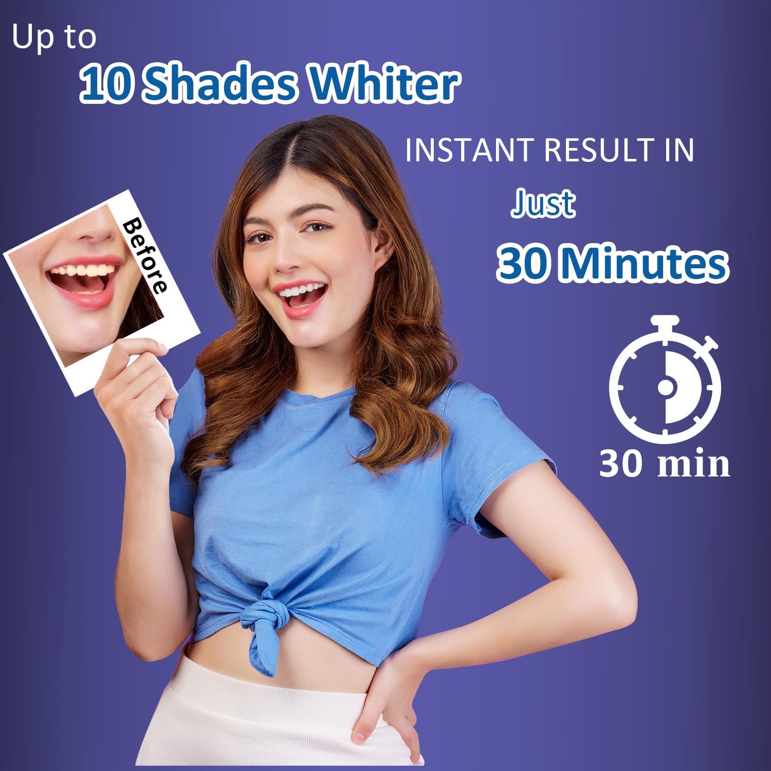 Thumbnail 3 de MySmile Teeth Whitening Strips 14 Treatments (Non-Sensitive Formula, 28 Strips) – Safe, Fast, At-Home Whitening