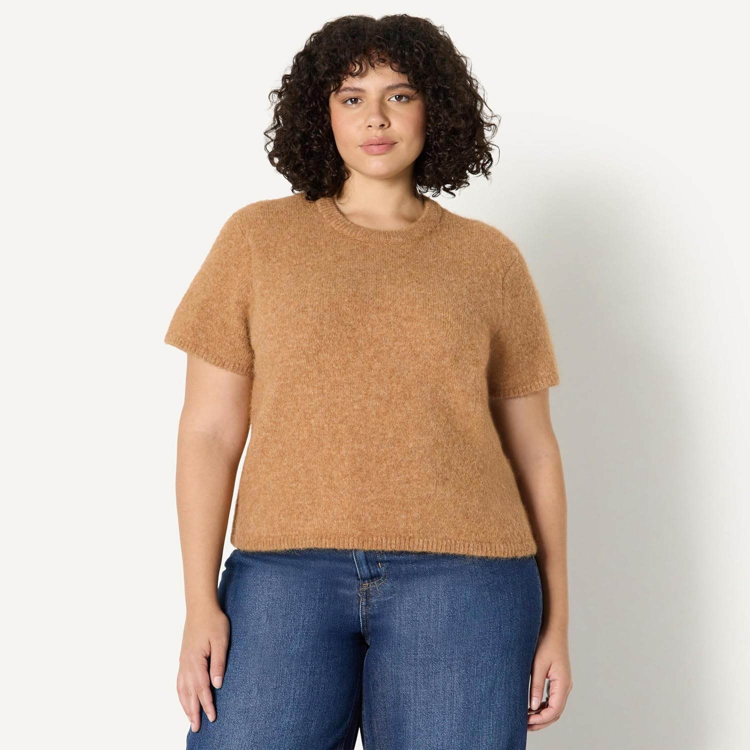 Thumbnail 6 de Amazon Essentials Damen Demis Favorit Kurzärmeliges Sweatshirt Mohairimitat