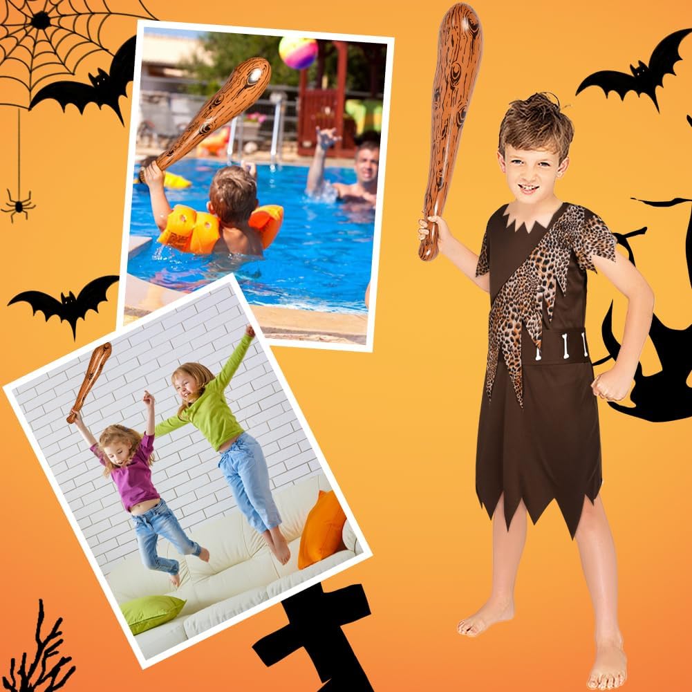 Thumbnail 5 de AYBUY Costume da Uomo delle Caverne per Bambini – Set completo per feste a tema Stone Age