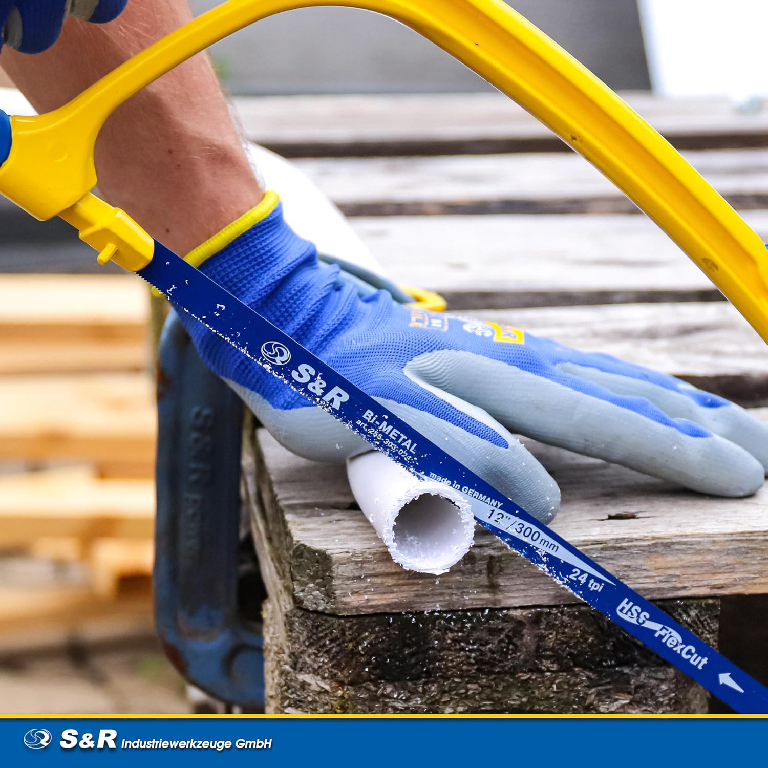Thumbnail 6 de S&R Seghetto ad Arco Professionale per Metallo 300mm – lama bi-metalllica, impugnatura ergonomica
