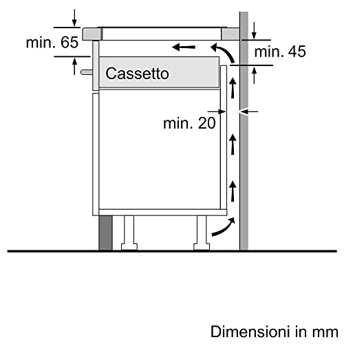 Thumbnail 8 de Bosch PWP61RBB5E Serie 4: Piano cottura a induzione 60 cm con Combizone
