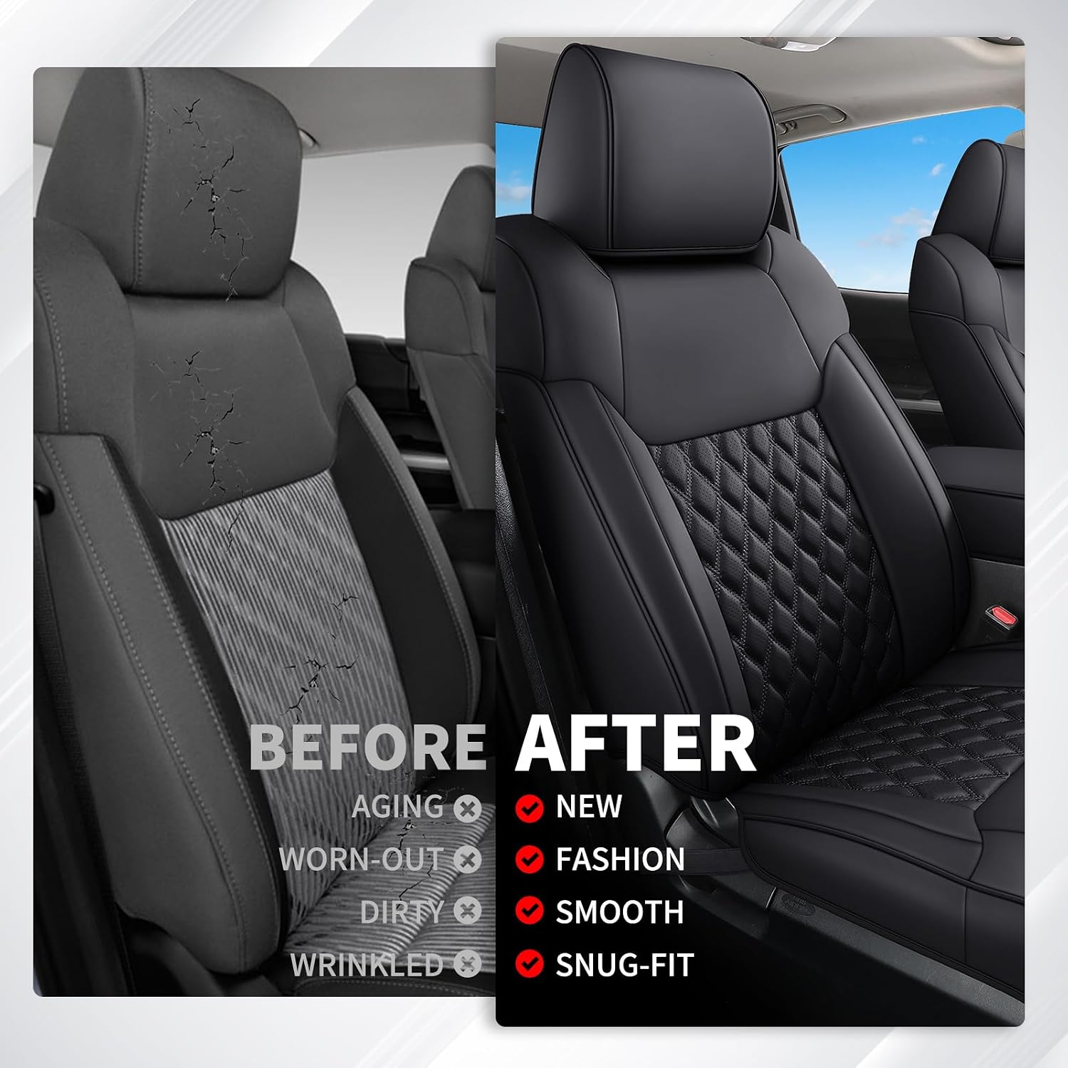 Thumbnail 4 de Huidasource Tacoma Seat Covers for 2005-2015