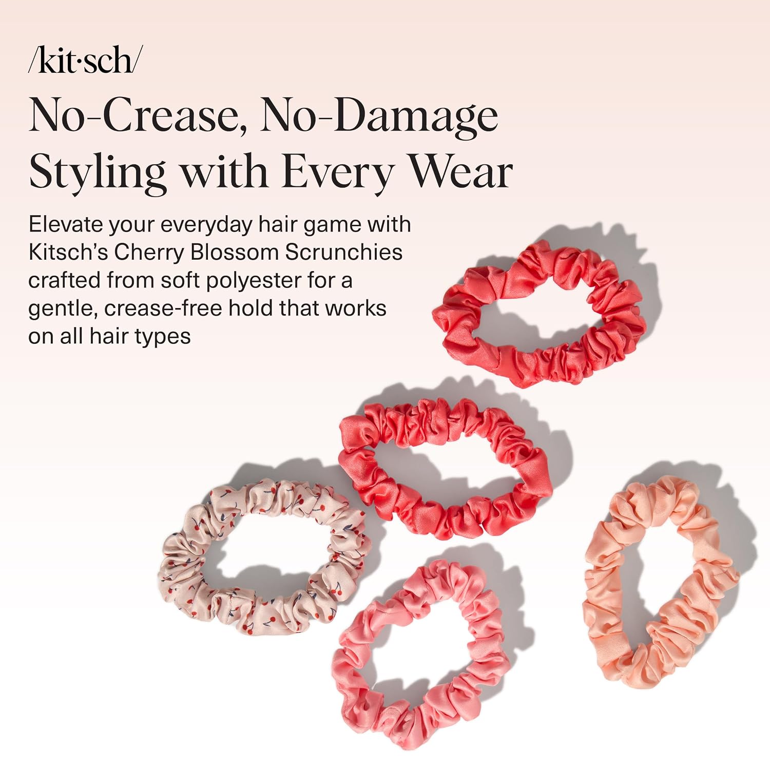 Detalle 2 de Bridgerton x Kitsch Satin Scrunchies for Women