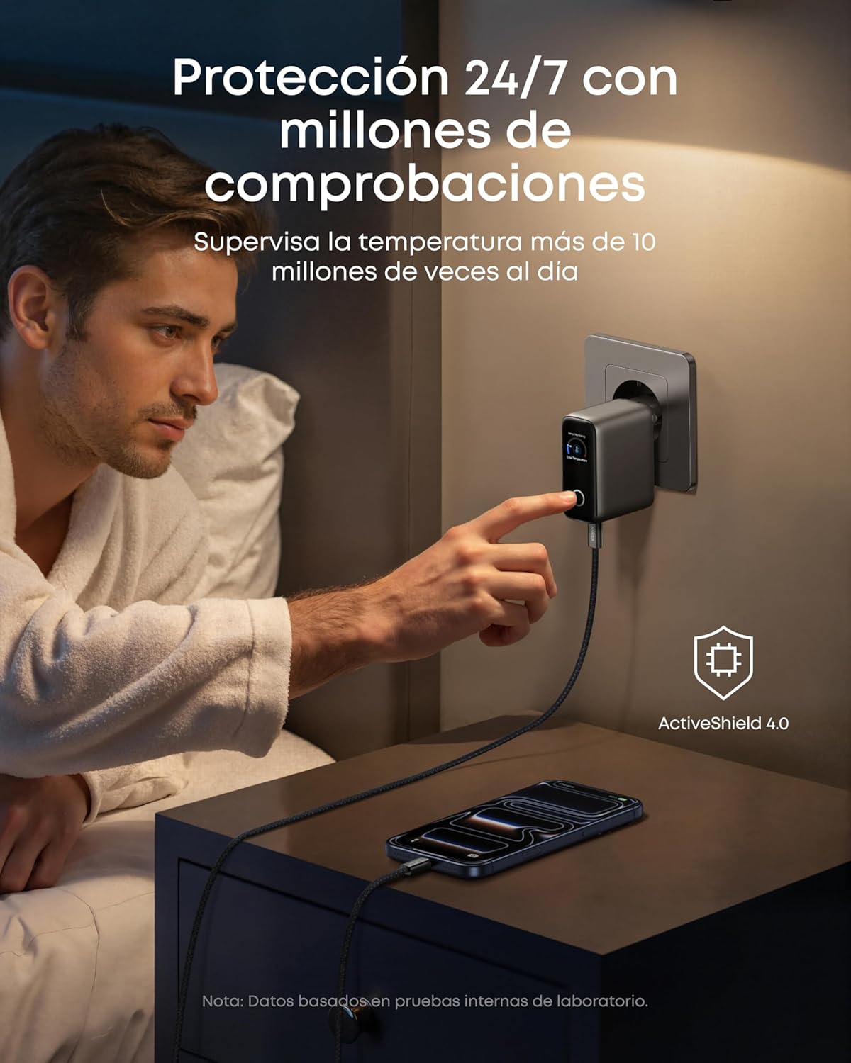 Thumbnail 6 de Anker Cargador USB C 100 W GaN 3 puertos