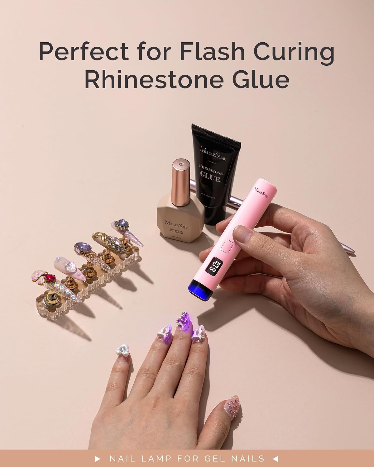 Thumbnail 6 de MelodySusie P-ART01G 3W cordless UV nail lamp
