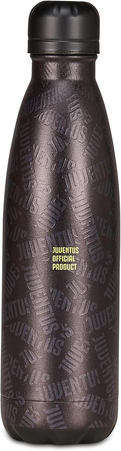 Detalle 2 de Seven Juventus Borraccia Termica 500 ml Nero – per scuola e tempo libero
