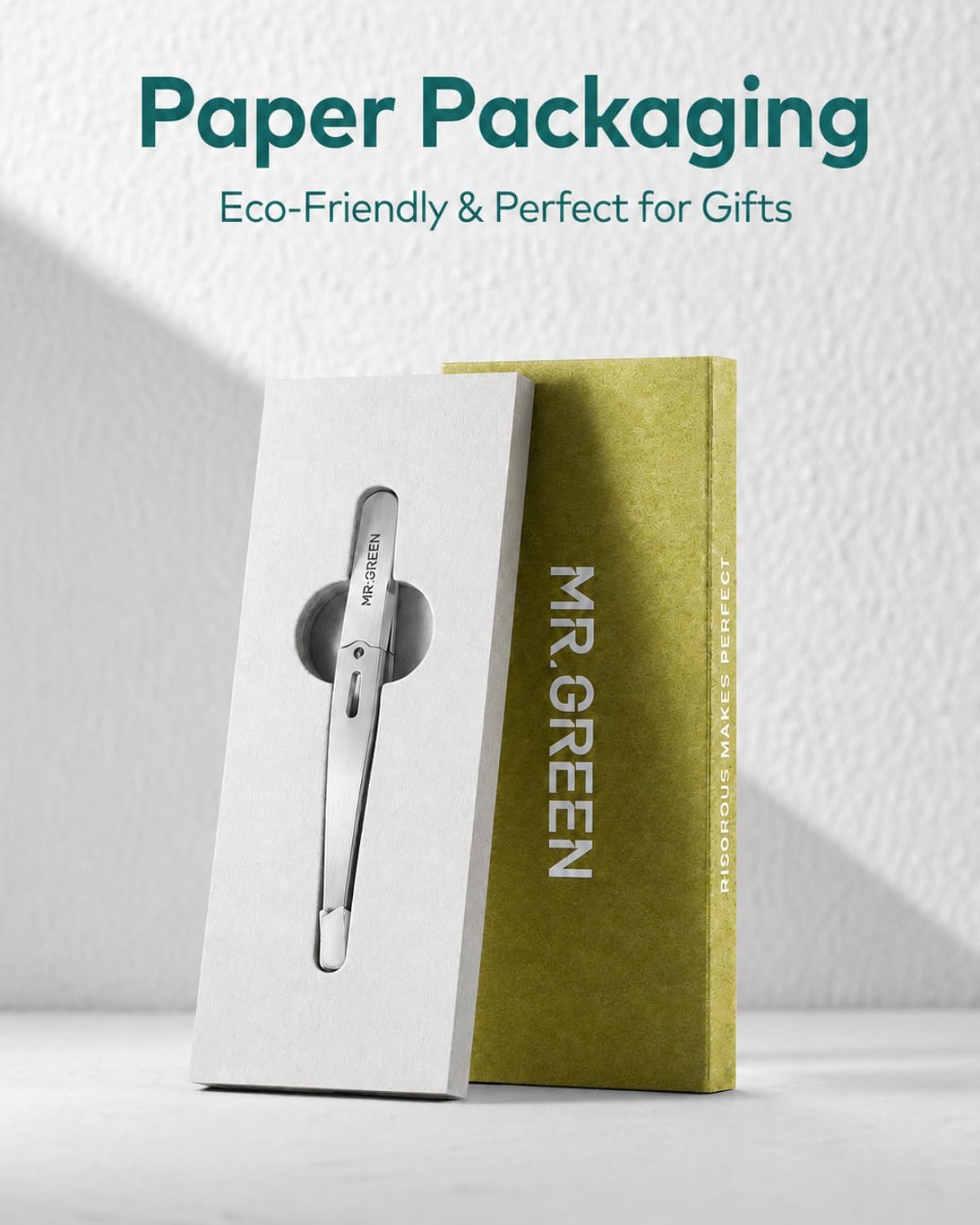 Thumbnail 6 de MR.GREEN Tweezers Precision slanted stainless steel tweezers ✂