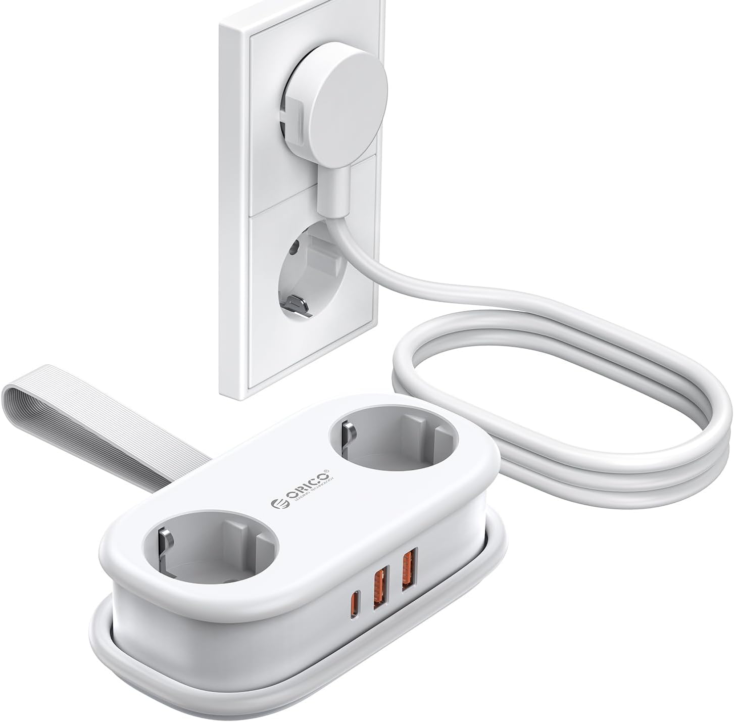 Detalle de ORICO AP3 Steckdosenleiste mit USB C 20W
