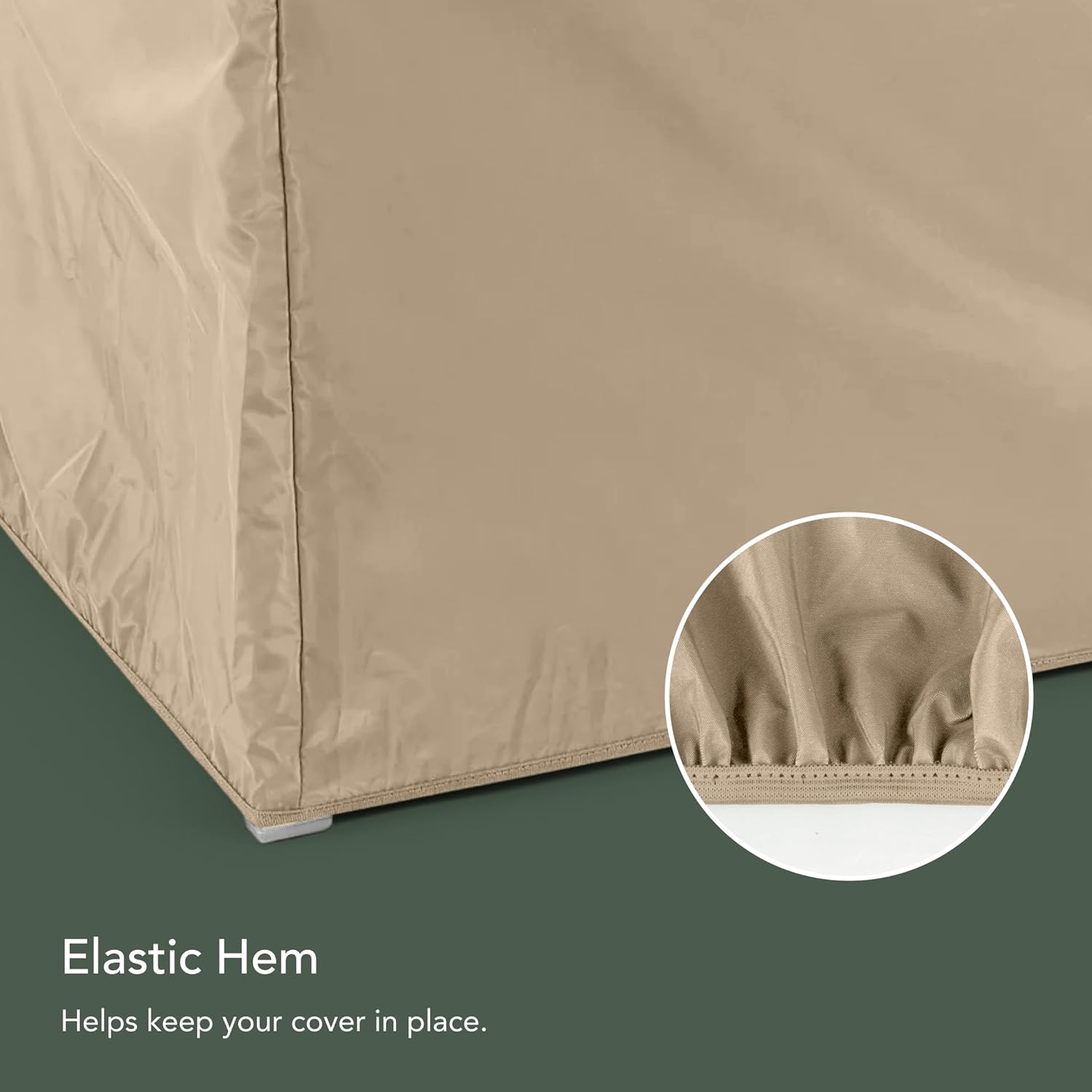 Thumbnail 4 de Covermates Classic Outdoor Chair Cover — Lightweight Weather-Resistant Tan