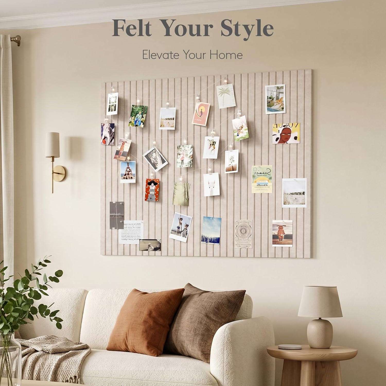 Thumbnail 4 de Lifewit Filz Pinnwand selbstklebend 120 x 90 cm (12er Set) inkl. Pinnnadeln – Vision Board für Büro, Küche & Kinderzimmer