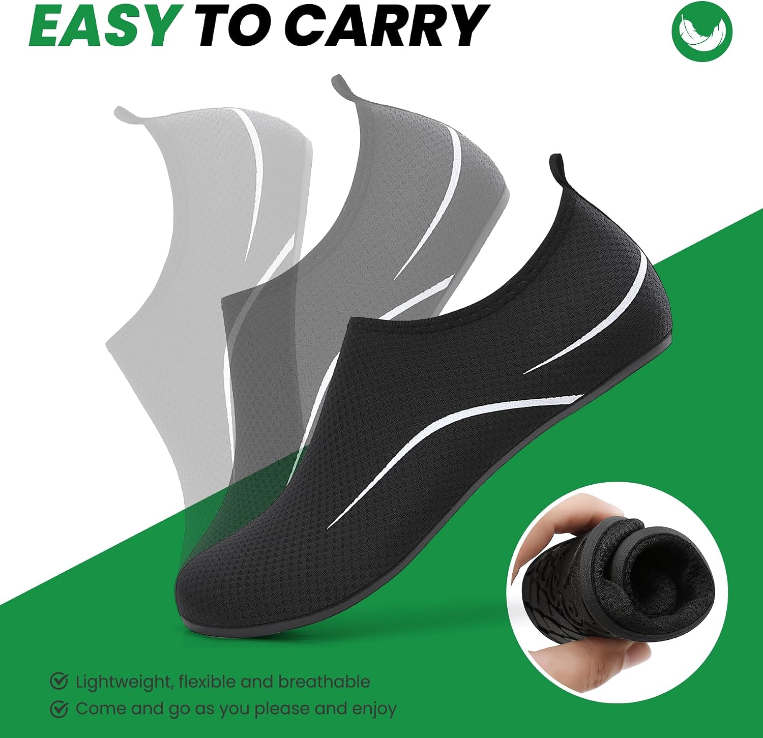 Detalle 2 de sportvibe Water Shoes Lightweight Quick-Dry