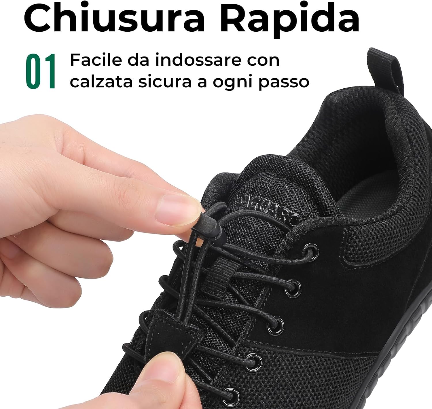 Thumbnail 1 de Saguaro Scarpe Barefoot Sportive Unisex con punta larga (Gr. 36-48) per camminata e uso quotidiano