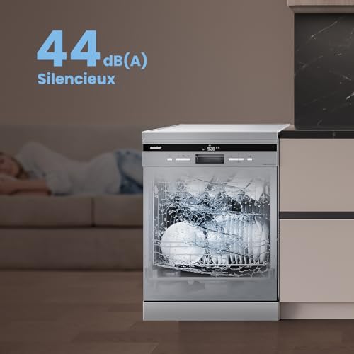 Detalle de COMFEE' FD1435E-X — Lave-vaisselle Pose Libre 60 cm, 14 Couverts, 44 dB