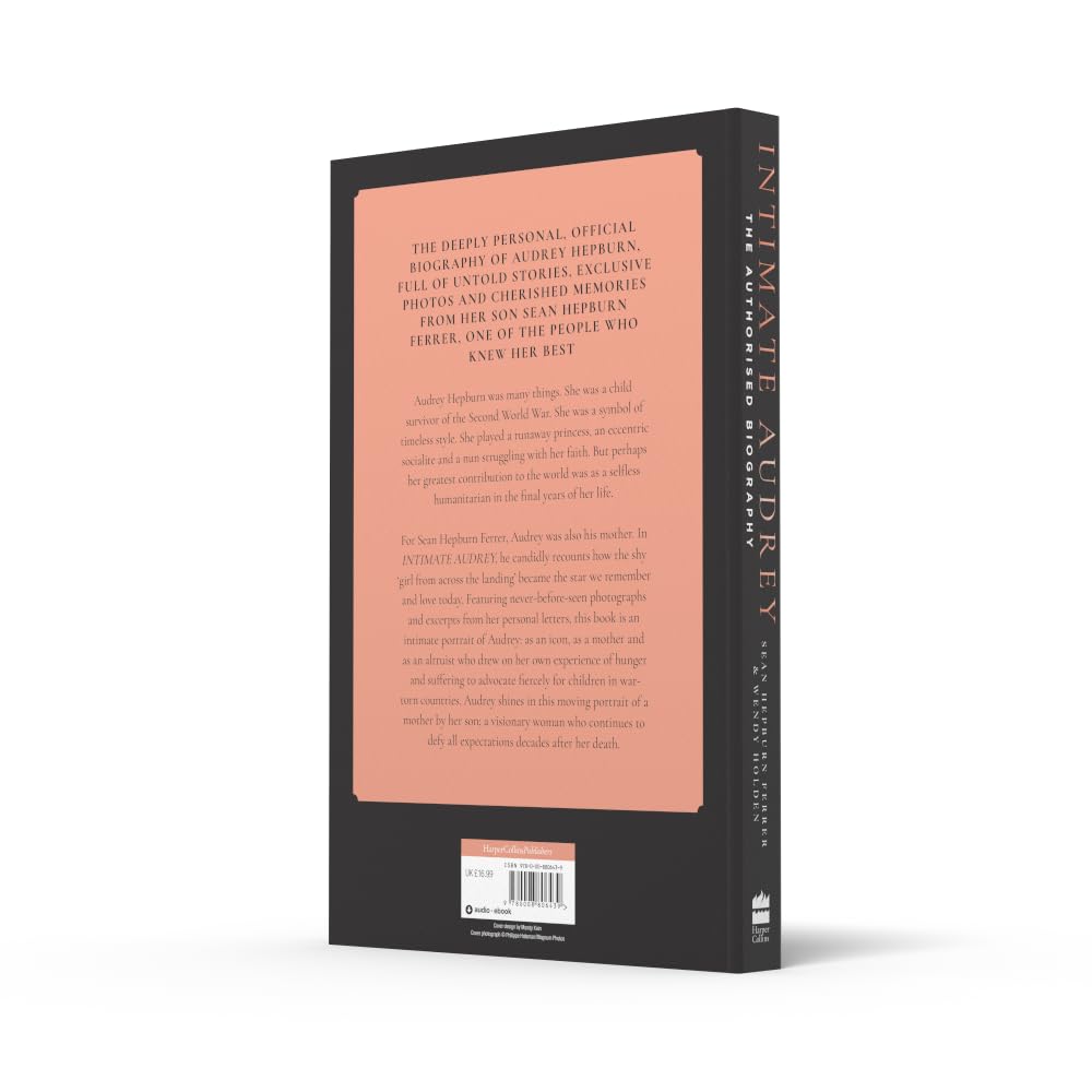 Detalle 1 de HarperCollins Intimate Audrey: geautoriseerde biografie van Audrey Hepburn, 336 pagina’s