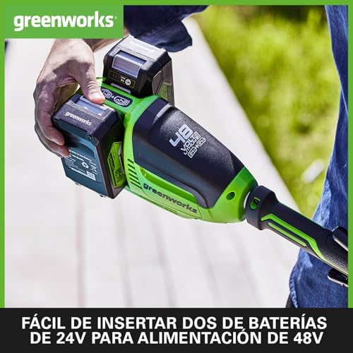 Thumbnail 6 de Greenworks GD24X2TX Recortadora 24V, 40 cm