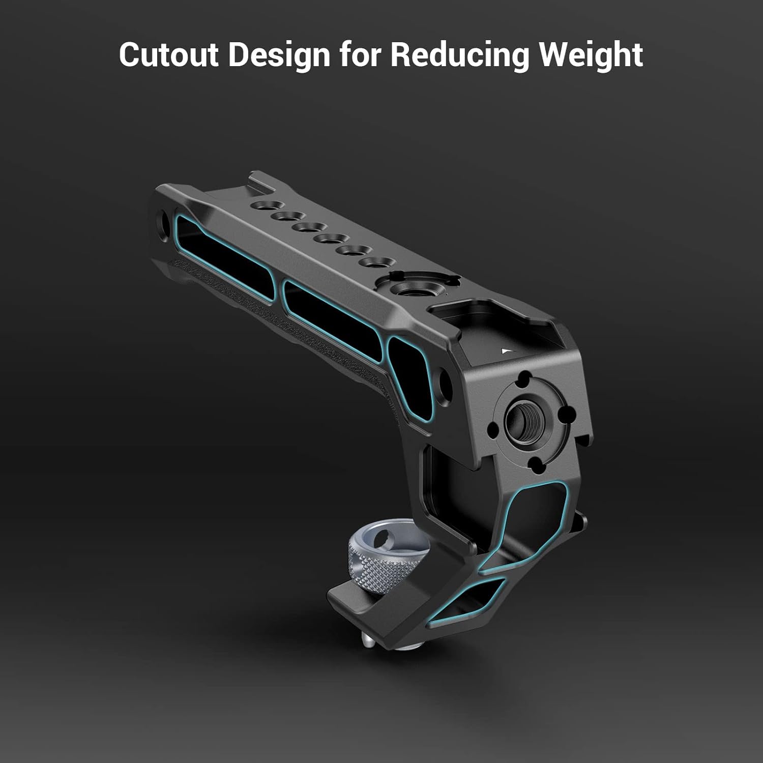 Thumbnail 5 de SmallRig Top Handle mit 3/8“-16 Locating Schraube für ARRI 3765 – oberer Griff für Kamera-Cage, 5 Cold-Shoe-Adapter (3765, Lite 124 g)