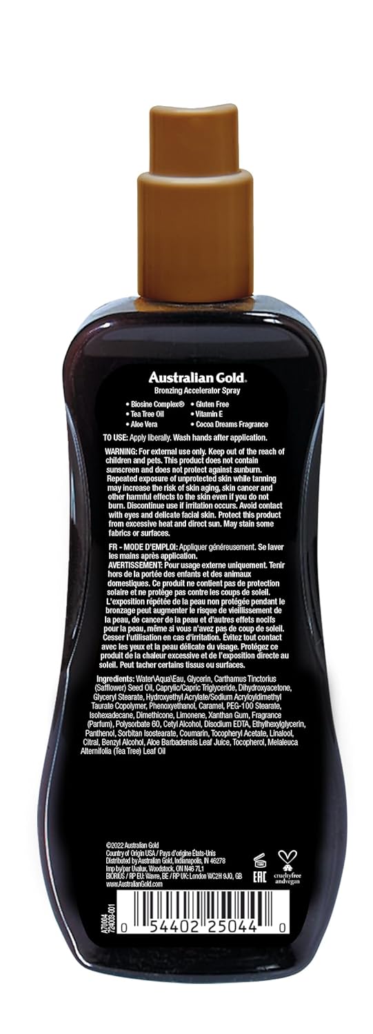 Thumbnail 1 de Australian Gold Dunkelbräunungsbeschleuniger Sprühgel (237 ml)