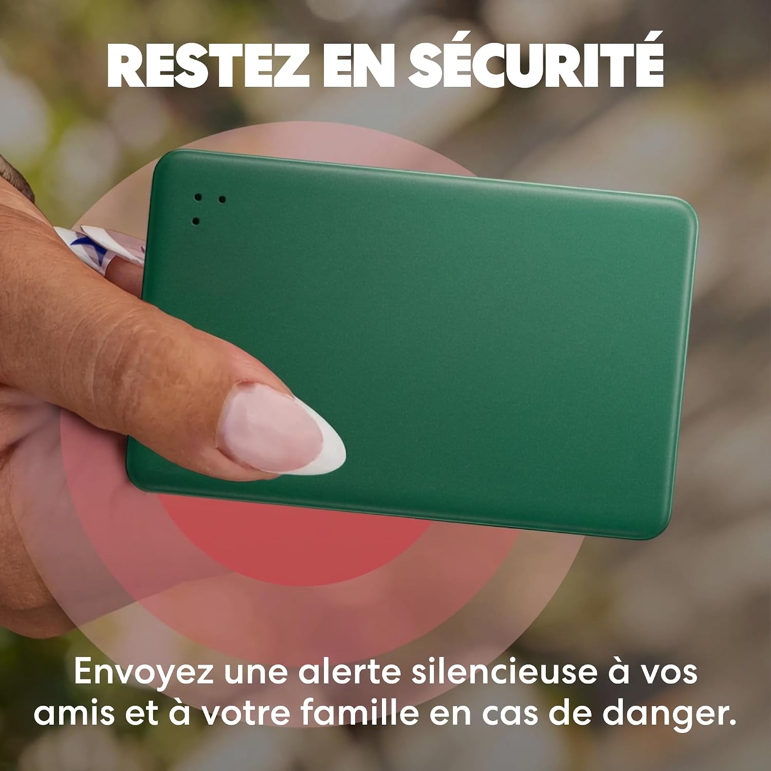 Detalle de Life360 Tile Slim – Détecteur de Portefeuille et Localisateur Bluetooth (Lot de 1, Green Surf)