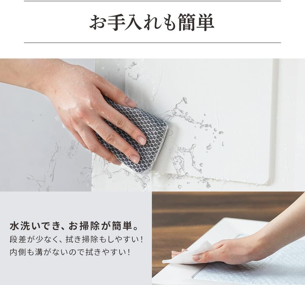 Detalle 2 de アイリスオーヤマ スクエアドッグトレー ワイド 犬用トイレトレー マグネット式・ライトグレー