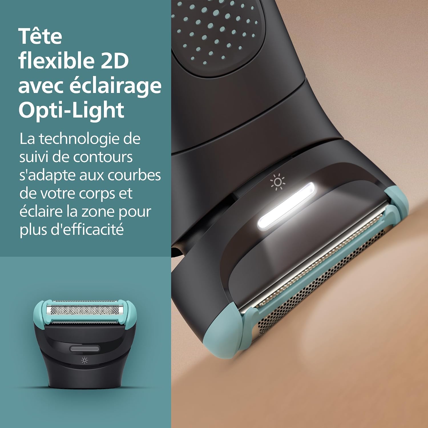 Thumbnail 5 de Philips Bodygroom série 7000 BG7485/30 tondeuse corps 120 min 🪒