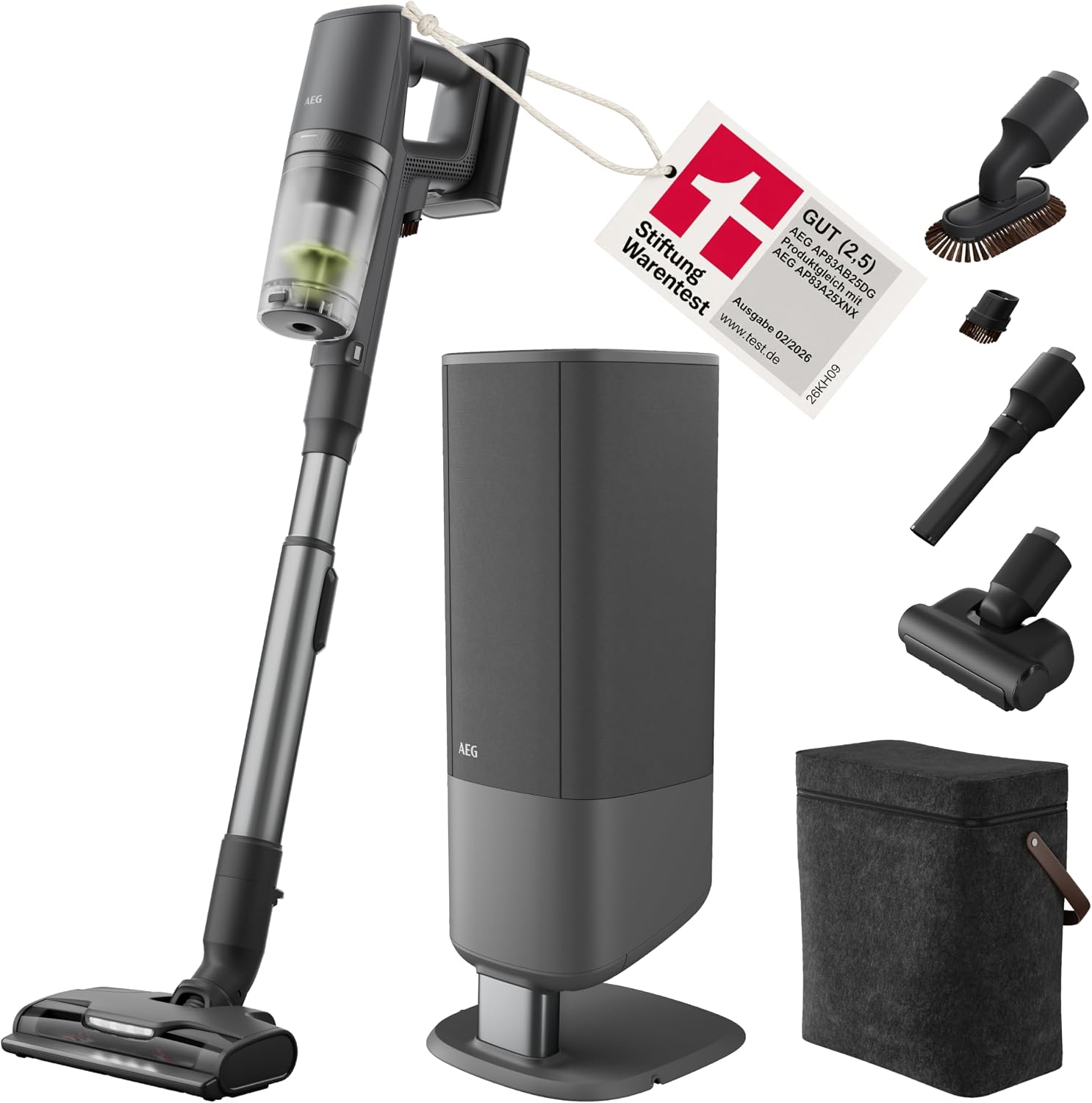 Detalle de AEG Ultimate 8000 Akku-Staubsauger 25,2 V