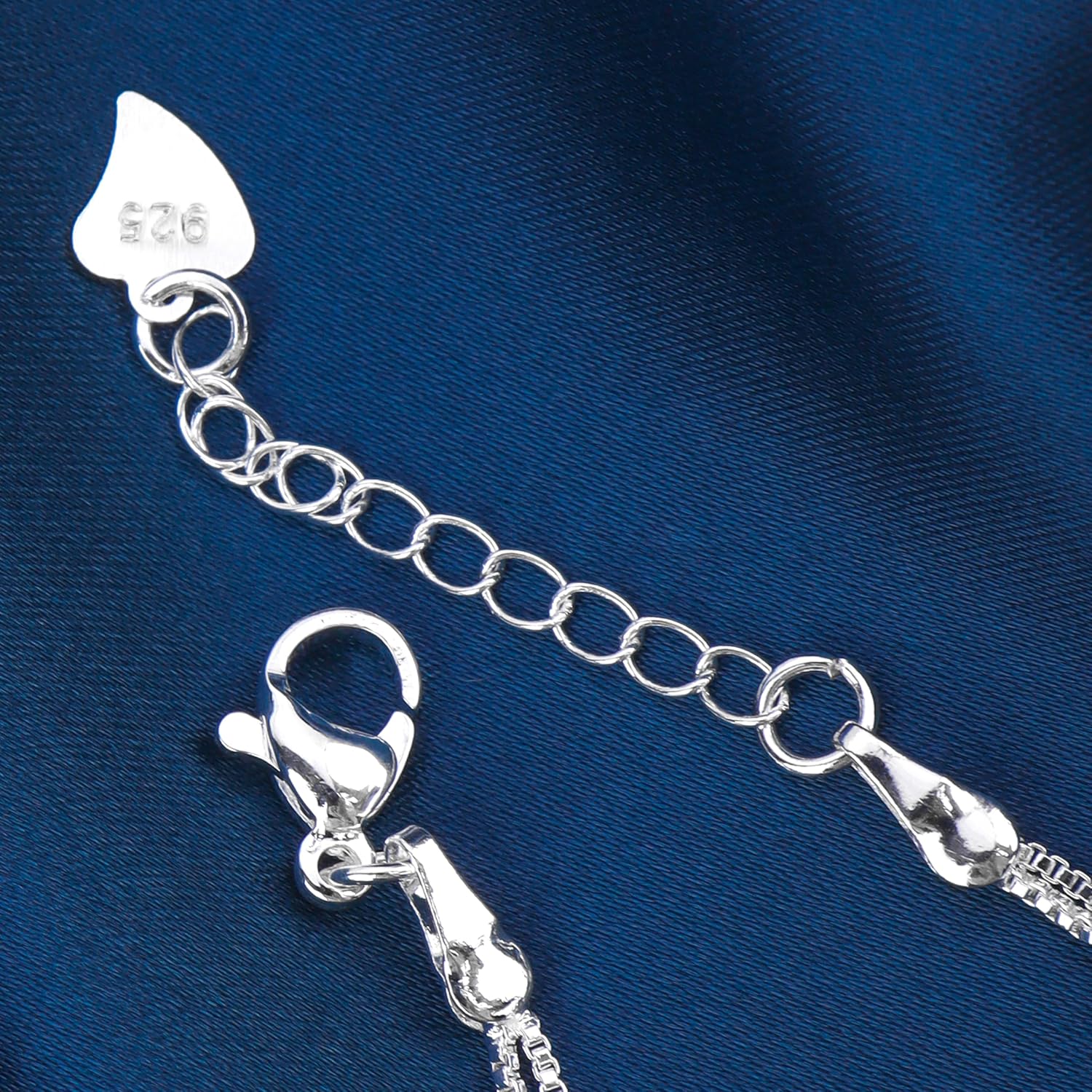 Thumbnail 5 de Pulsera plateada para mujer Rebundex: regalo sofisticado con estrellas y cuentas