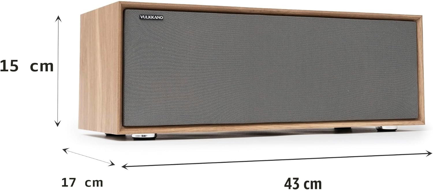 Detalle de VULKKANO T50 ARC – Enceinte amplifiée 50 W avec HDMI ARC et déclinaison TV